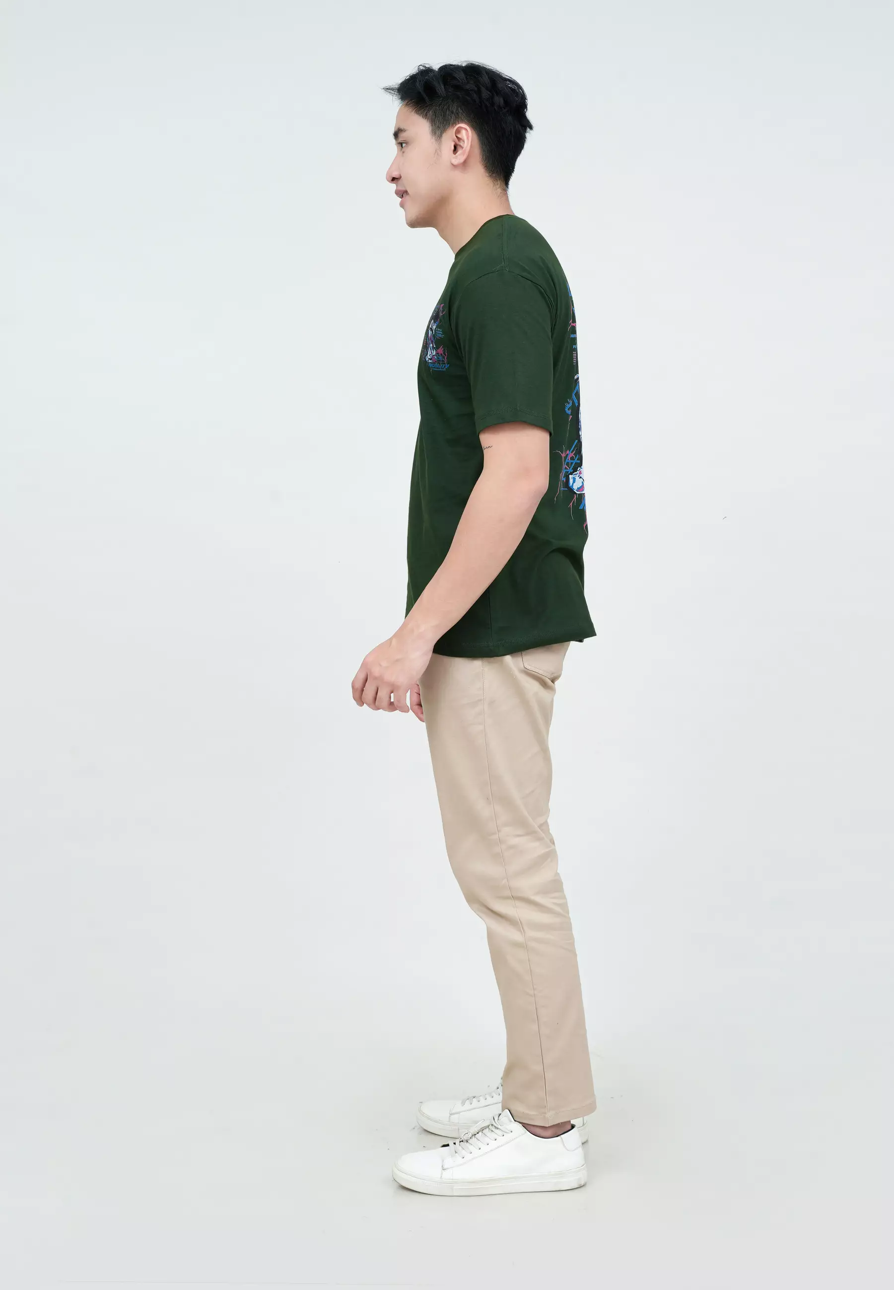 Houseofcuff T-shirt Kaos Hijau Motif Lost Reality Tersedia Size S-4XL