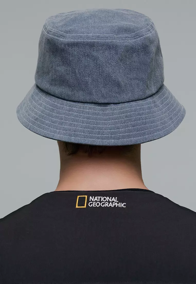 縫線洗水漁夫帽