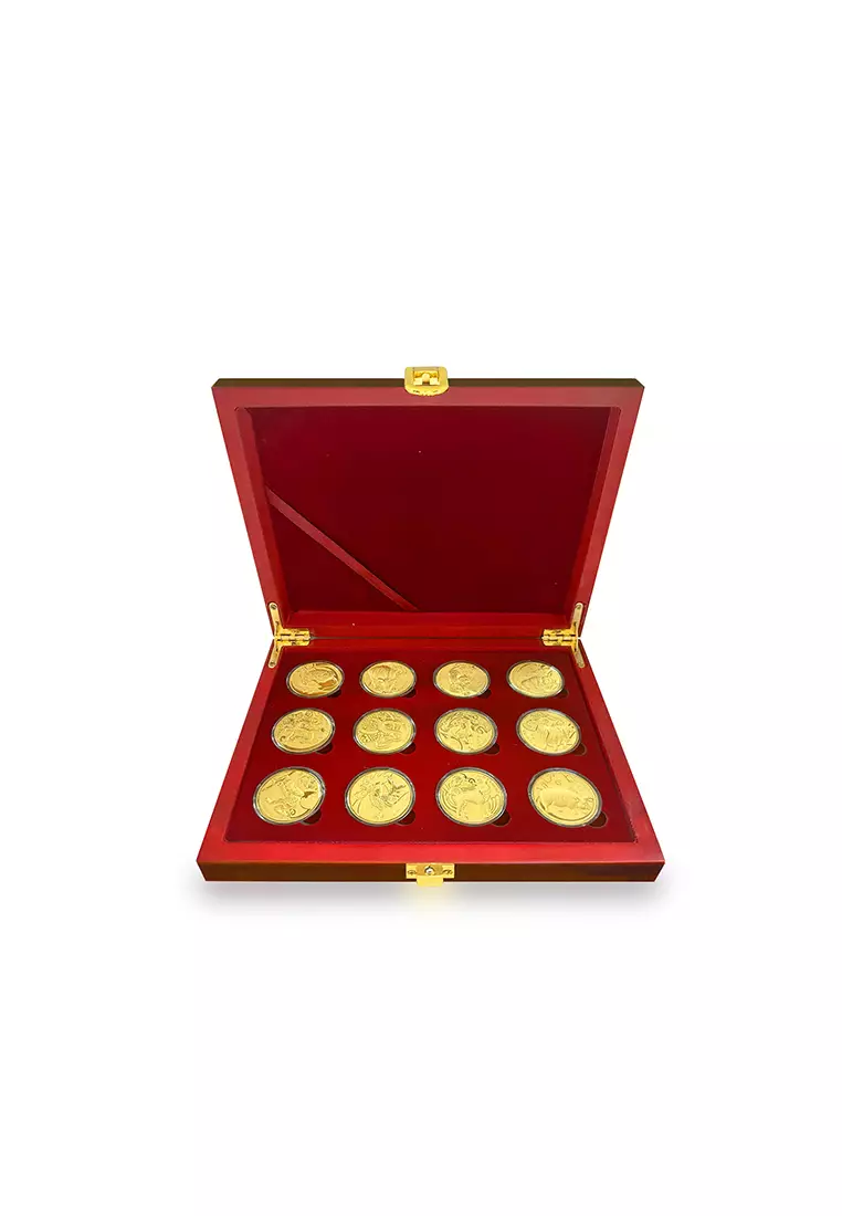MJ Jewellery 999.9 24K Pure Gold Zodiac Box Set GB002