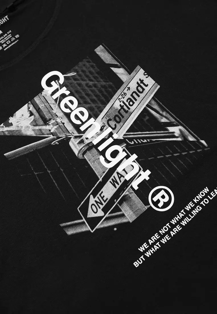 Greenlight Men's T-Shirt Short Sleeve Regular Fit Cotton Daon OL-C441224