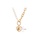 Glamorousky silver Simple and Romantic Plated Gold Lock Heart Pendant with Imitation Pearl Beaded Splicing Necklace 17A34ACDD8BABDGS_2