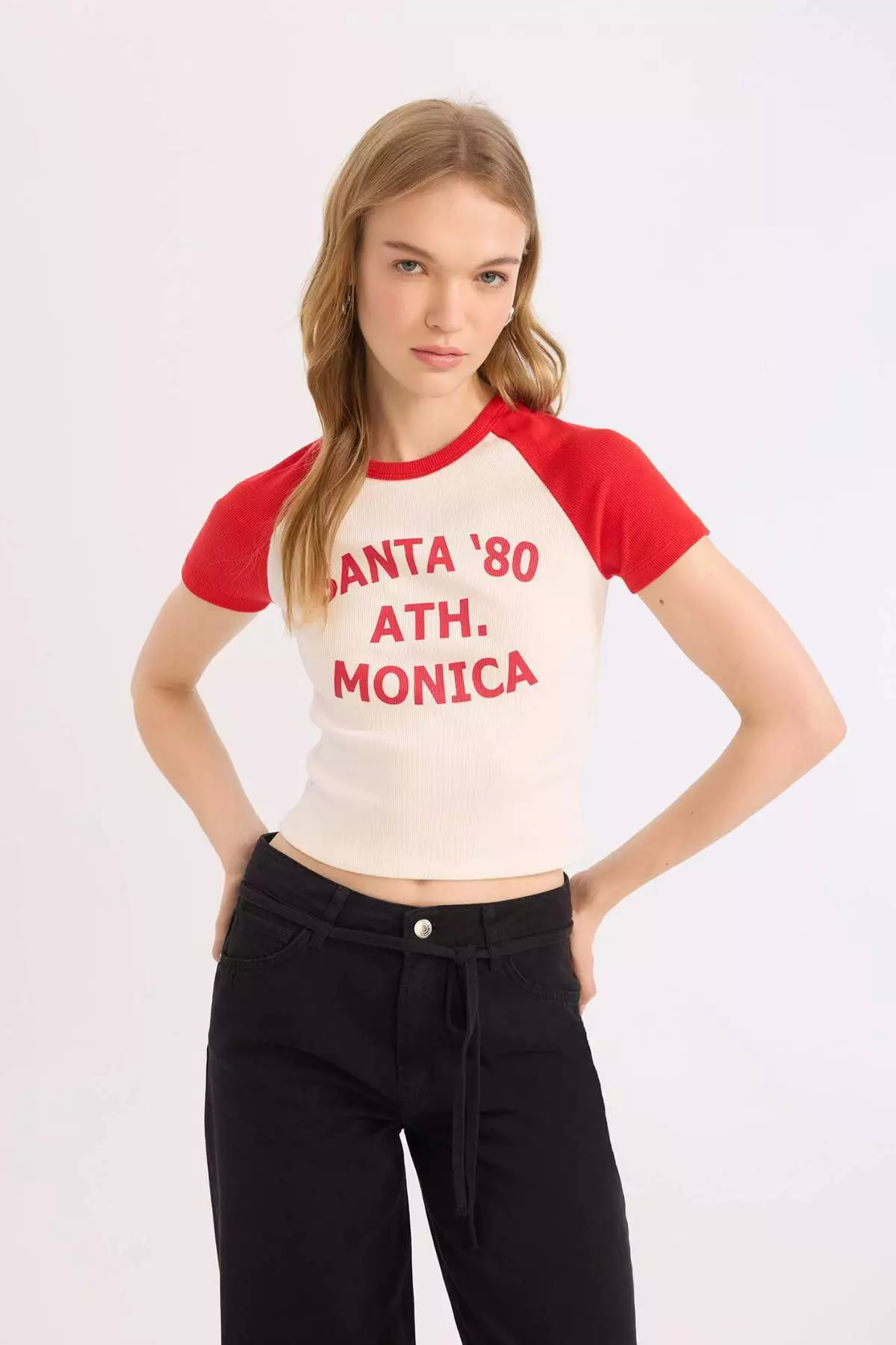 Cool Fitted Cycling T-Shirt - Smocked Camisole Design Short Sleeve E0677Ax25Sm