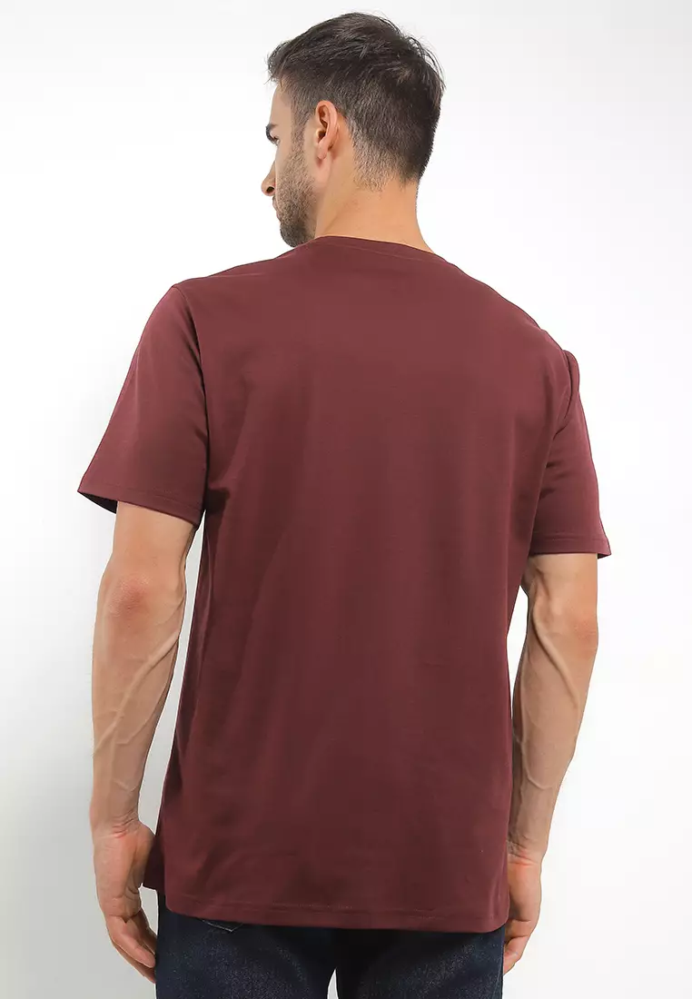 TRIPLE T-Shirt Reguler Fit -Maroon