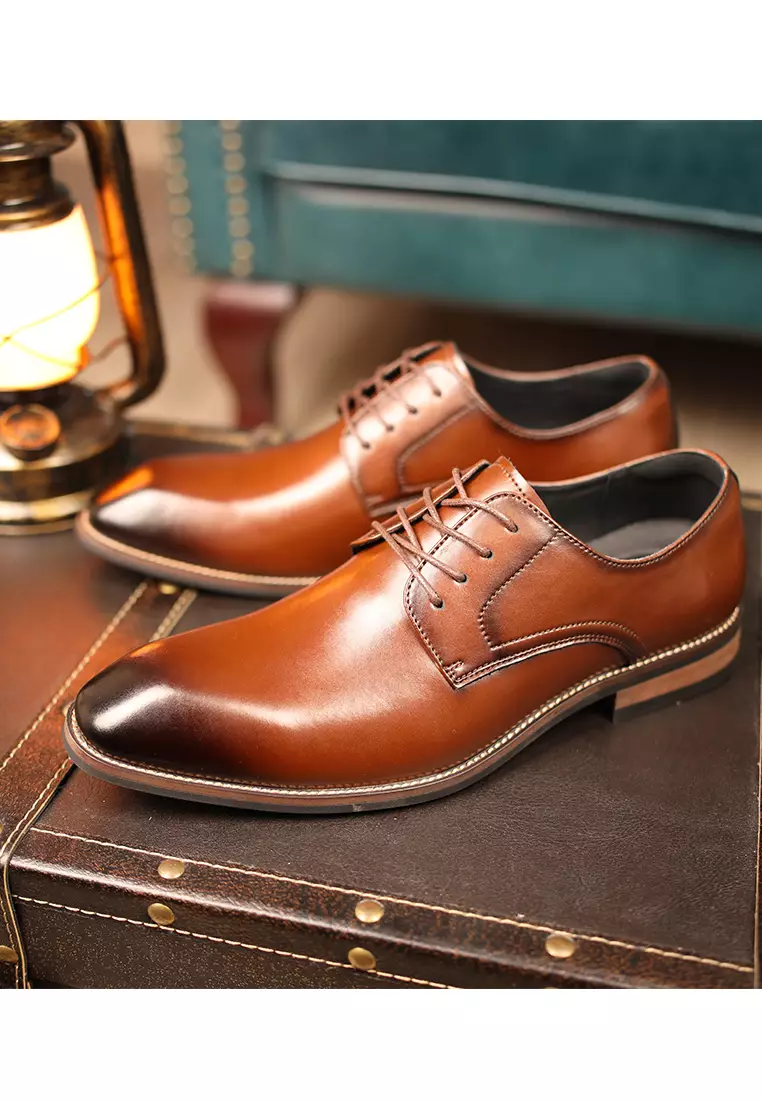Business Leather Derby Shoes MK5018-2
