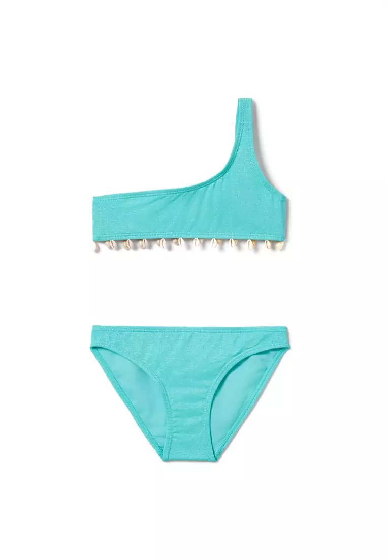 Buy ZARA Shell Glitter Bikini Set 2026 Online | ZALORA Philippines