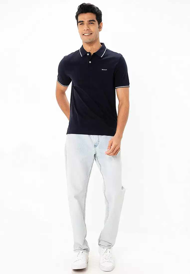 Tipped Piqué Polo Shirt