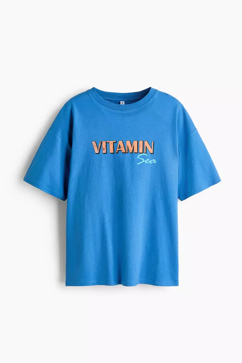 Oversized printed T-shirt