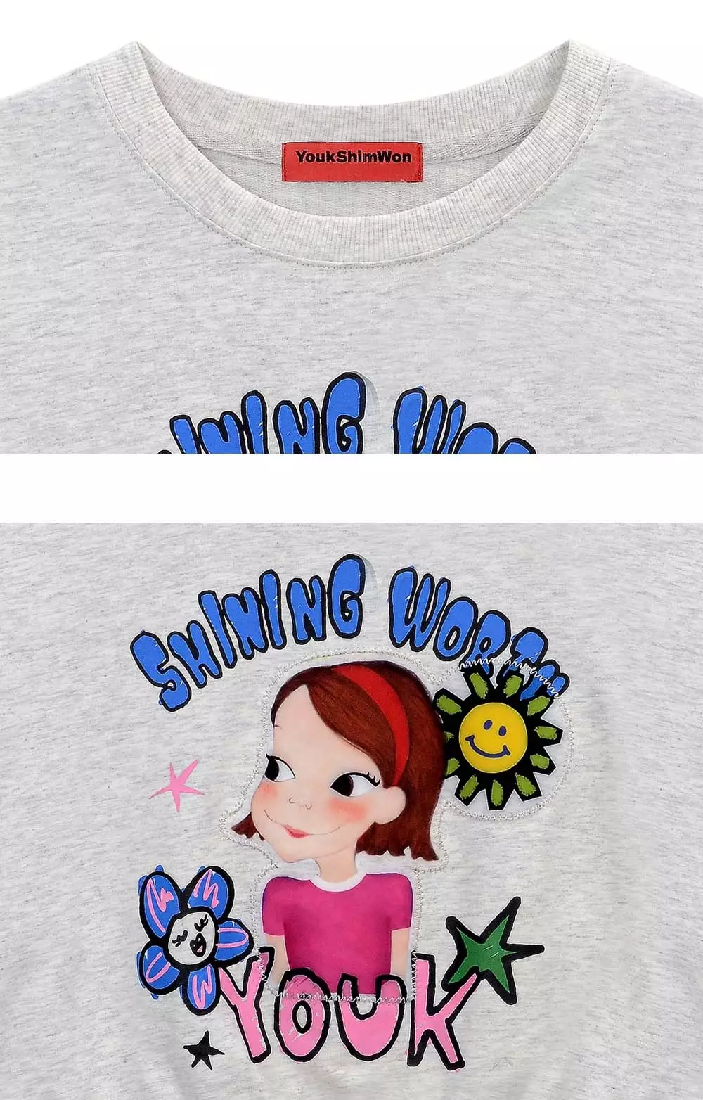 Flower Sweatshirt Skirt Set F Ria