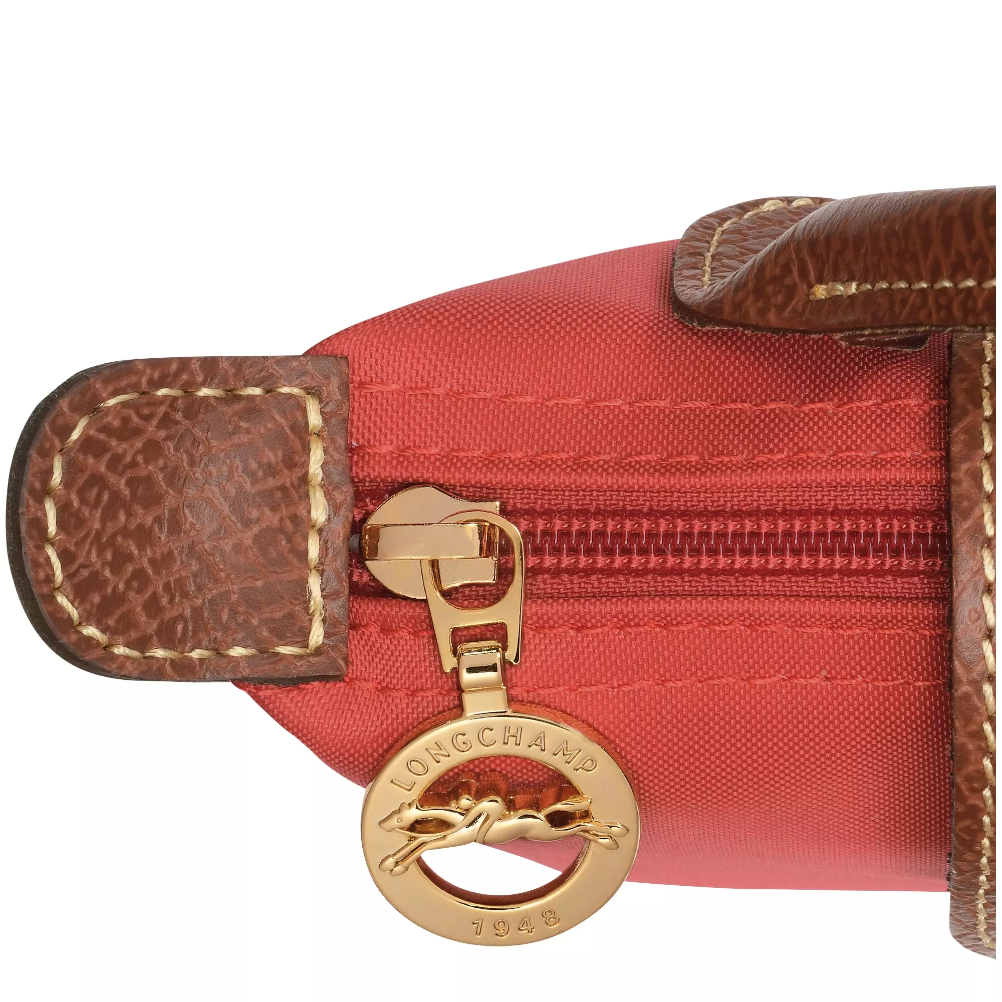 Le Pliage Original Pouch with Handle - Red Tomato