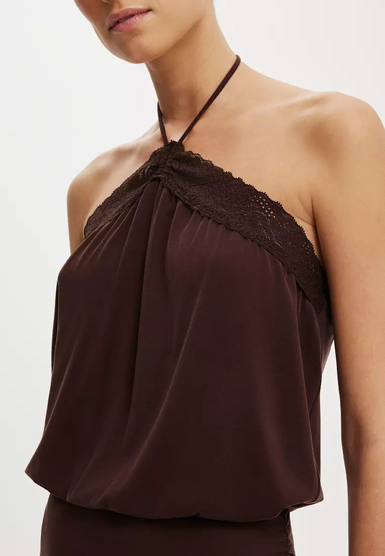 Buy Cotton On Chloe Halter Mini Dress 2026 Online | ZALORA