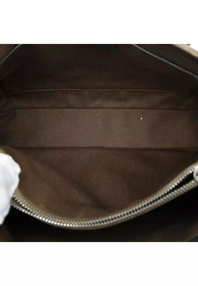 Pre-Loved Celine C Macadam Suede Tote