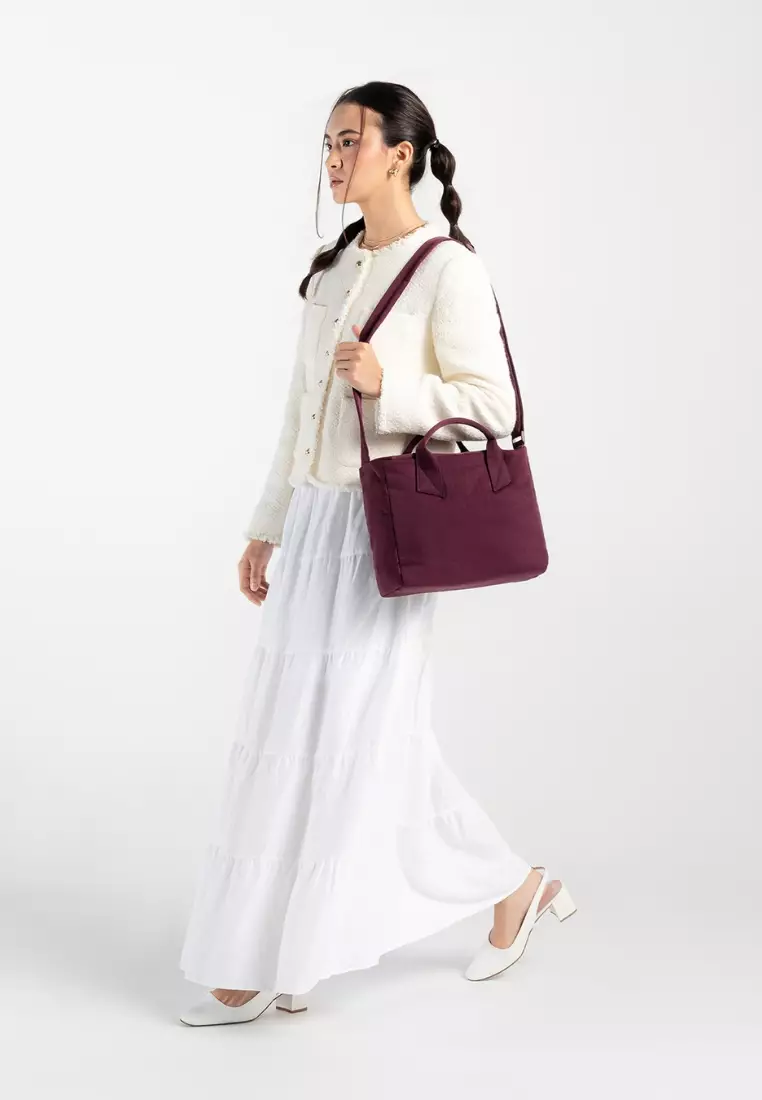 Poofah Tote Bag - Blood Red