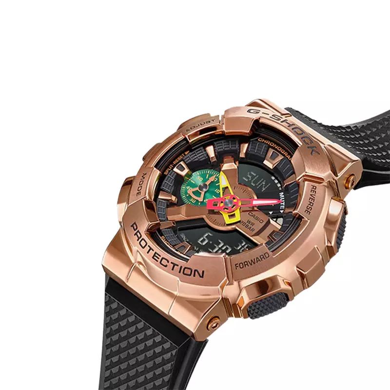 Jam Tangan Pria Casio G-Shock GM-110RH-1APR Rui Hachimura Digital Analog Dial Black Resin Band