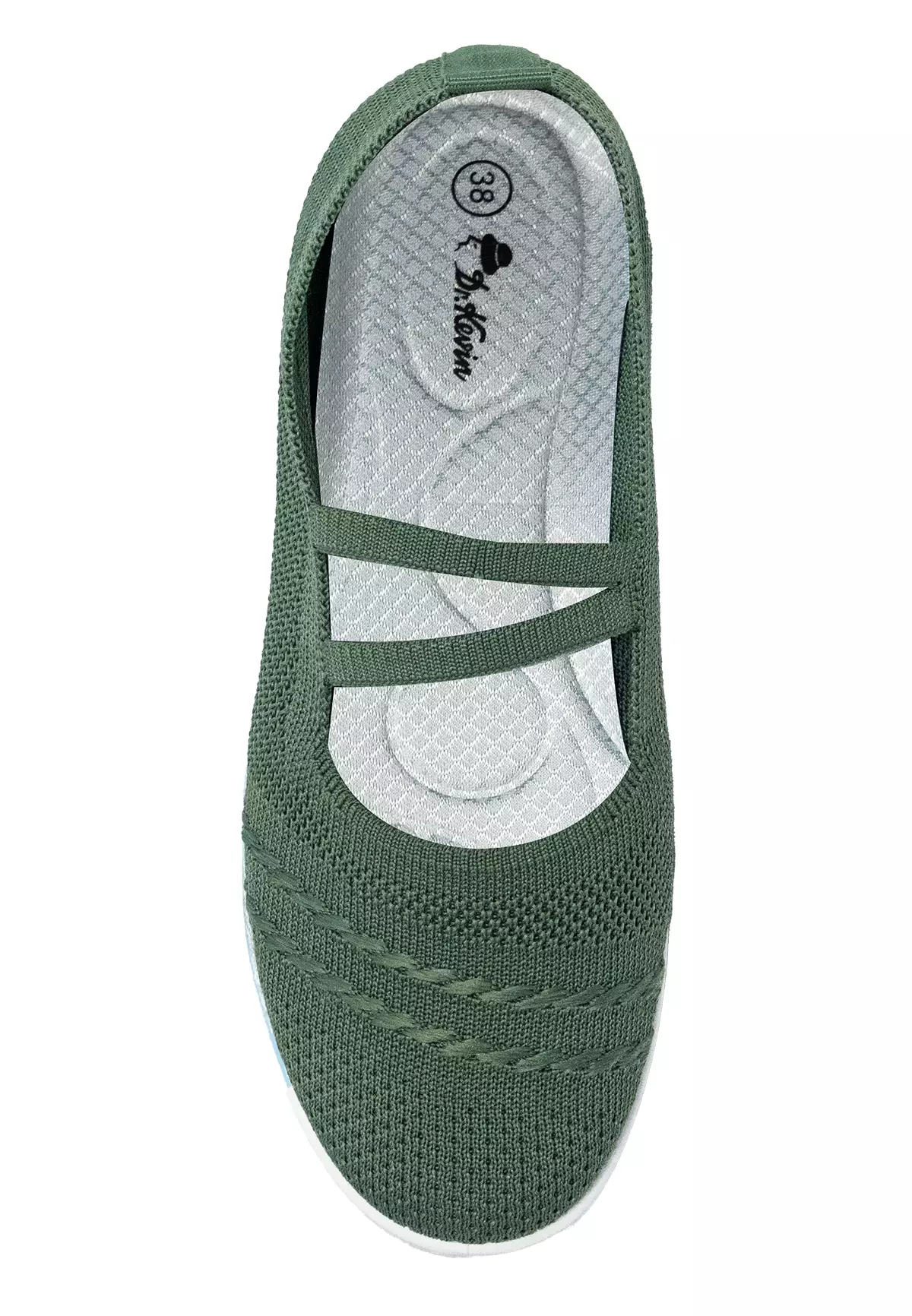 Dr. Kevin Sepatu Olahraga Sport Wanita Sneakers Rajut Slip On Marry Jane 559-009