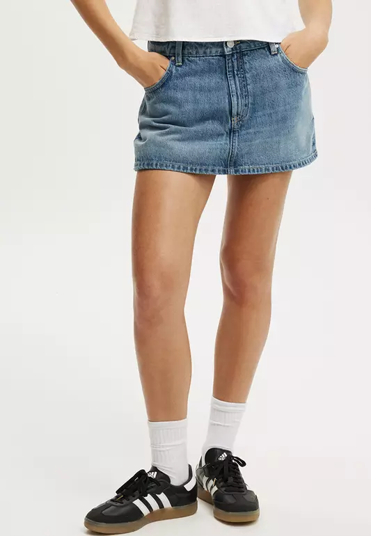 Mini Denim Skort