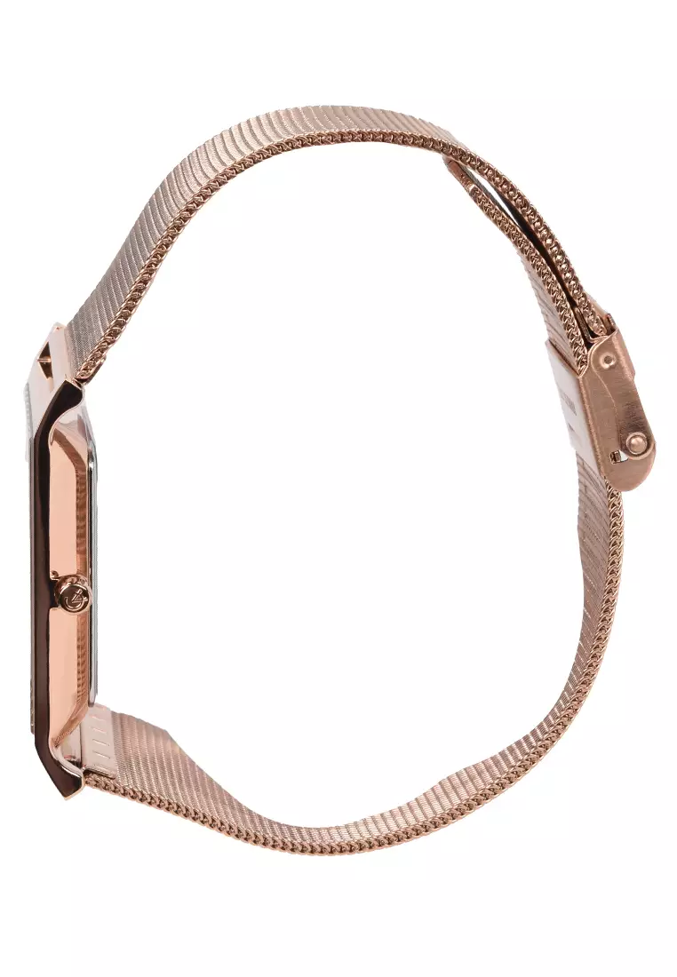 Alexandre Christie - Jam Tangan Pria - Rosegold - Stainless Steel Bracelet - 8629MDBRGSL