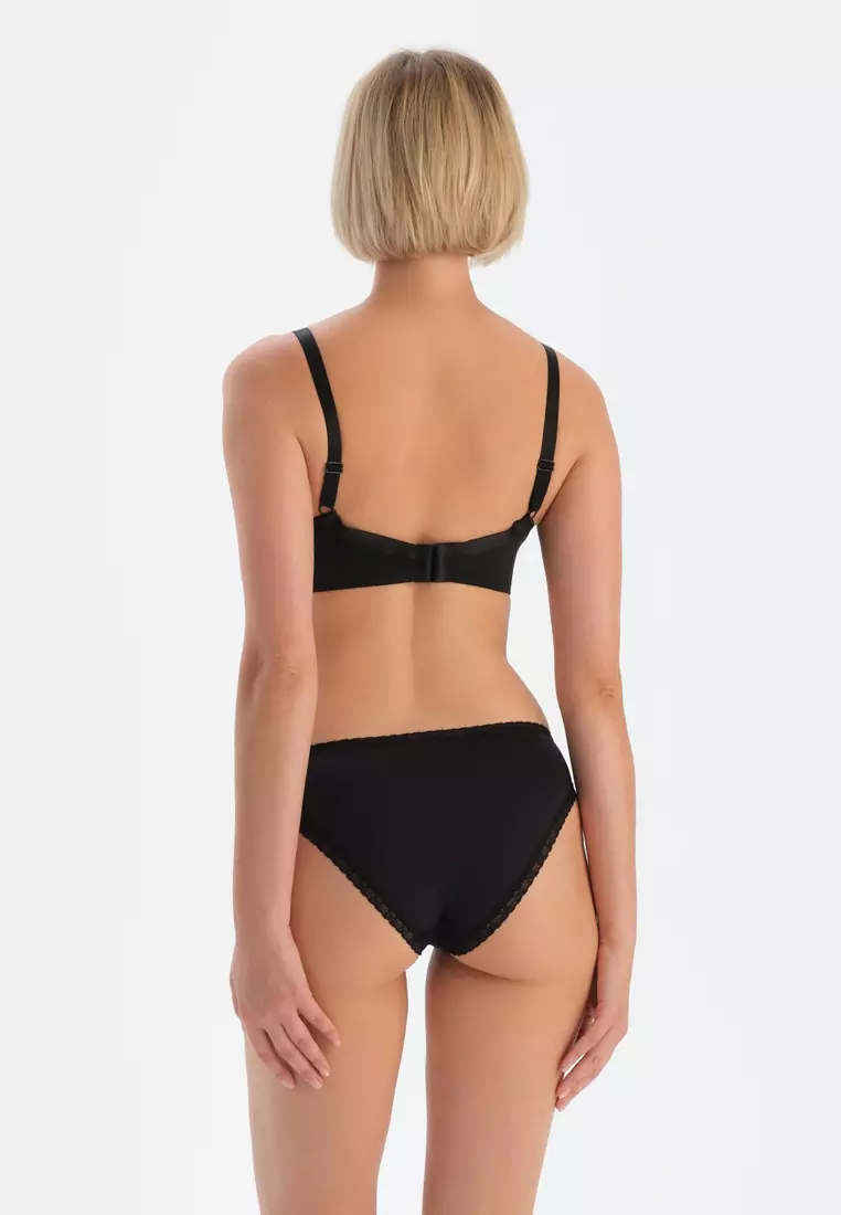 2-Pack Black Briefs, Underwear for Women