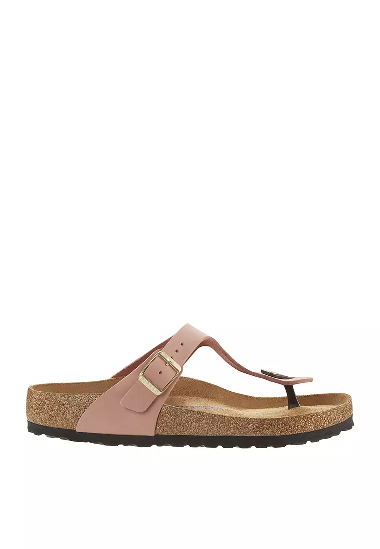 pink birkenstocks gizeh