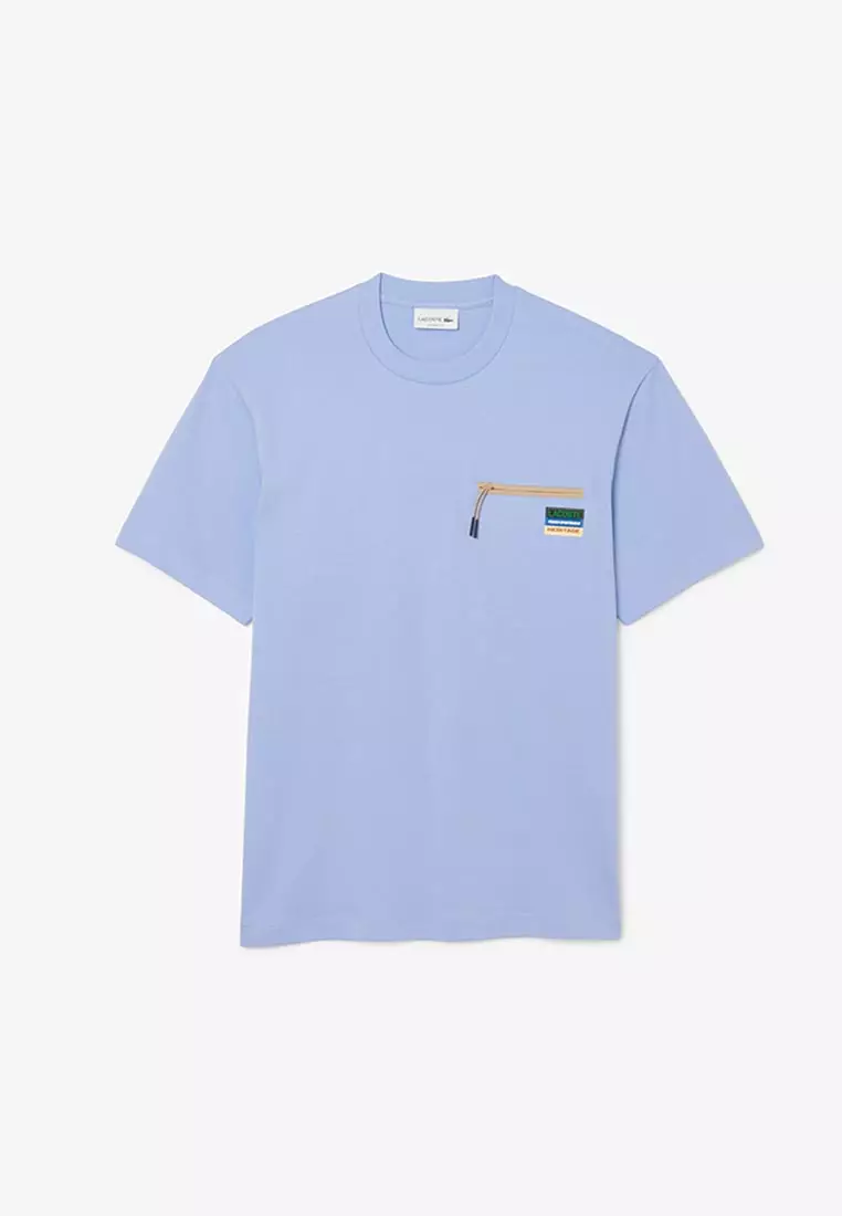 Zipper Pocket Interlock T-shirt