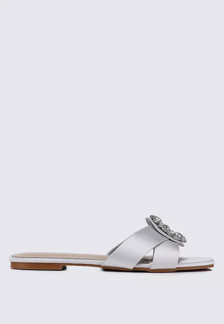 Discount on My Ballerine  shoes - SKU: My Ballerine Charlie Comfy Sandals In Silver