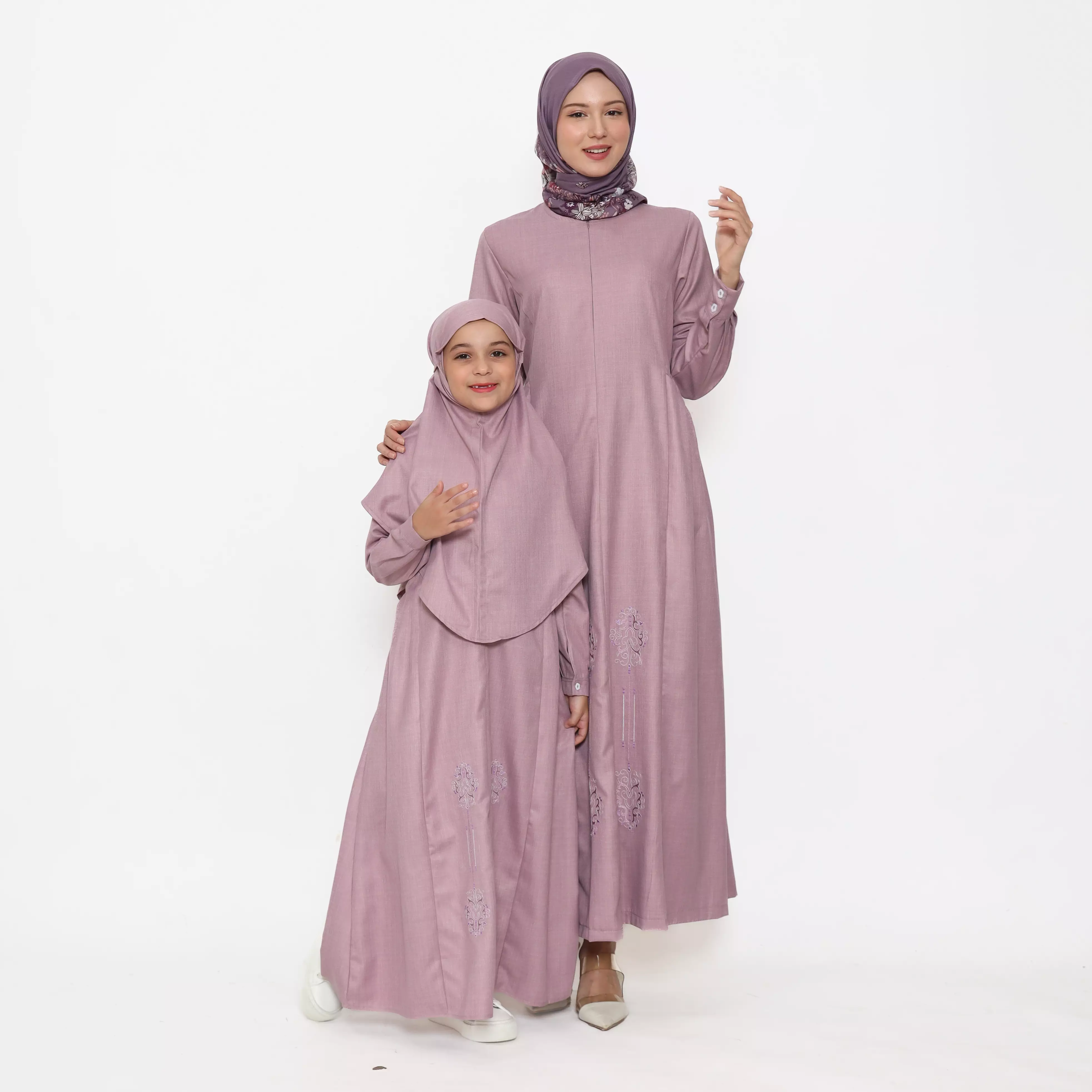 Gamis Sarimbit Wanita GMS 07 Mauve