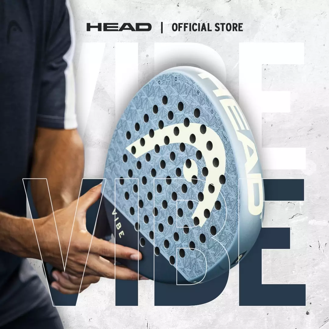 HEAD Padel Racket Vibe 2026 (350G) 226106 - Raket Padel