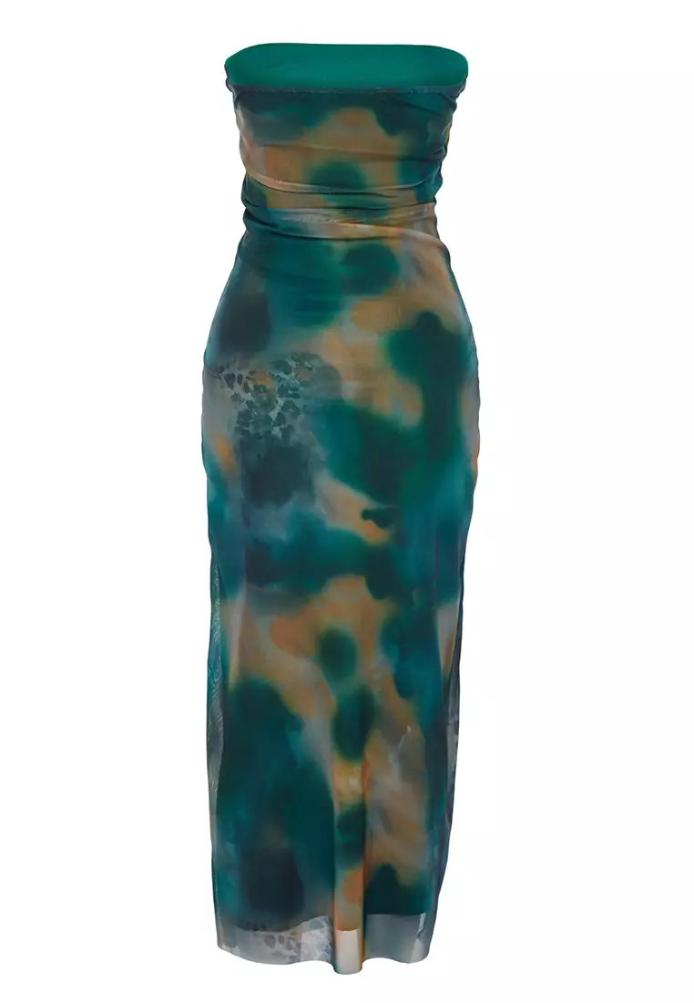Multicolor Midi Dress