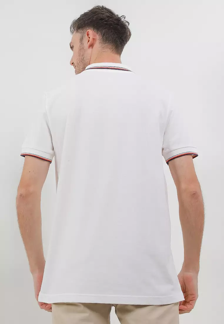 Bezima Jacquard Collar Polo