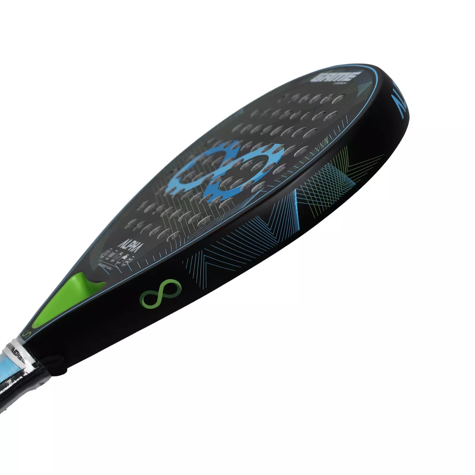 Raket Padel ALPHA Game 350-380g Blue Yellow