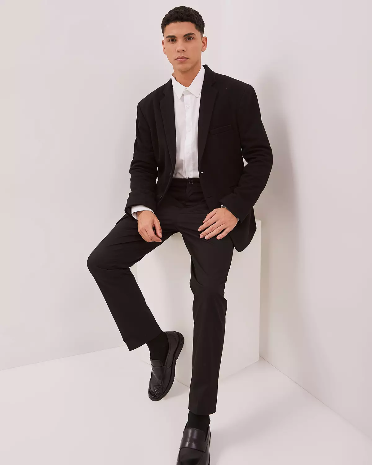 BLACK FORMAL BLAZER FOR MEN