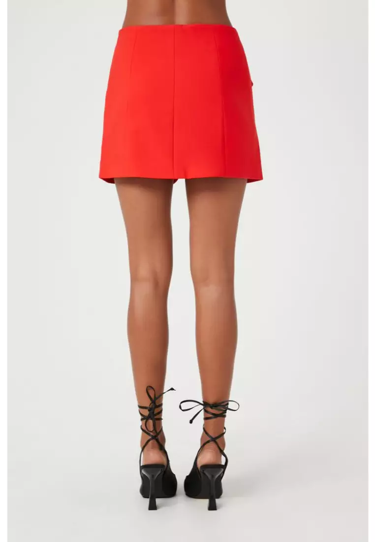 Buy FOREVER 21 Button Front A Line Mini Skirt 2024 Online ZALORA