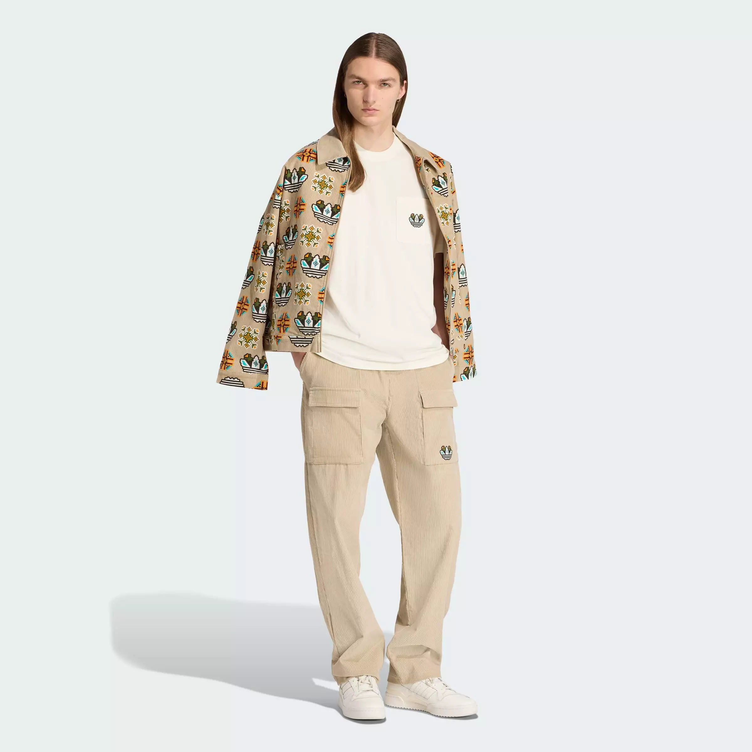 Lifestyle Monogram Regular Pants Men Brown JY3005