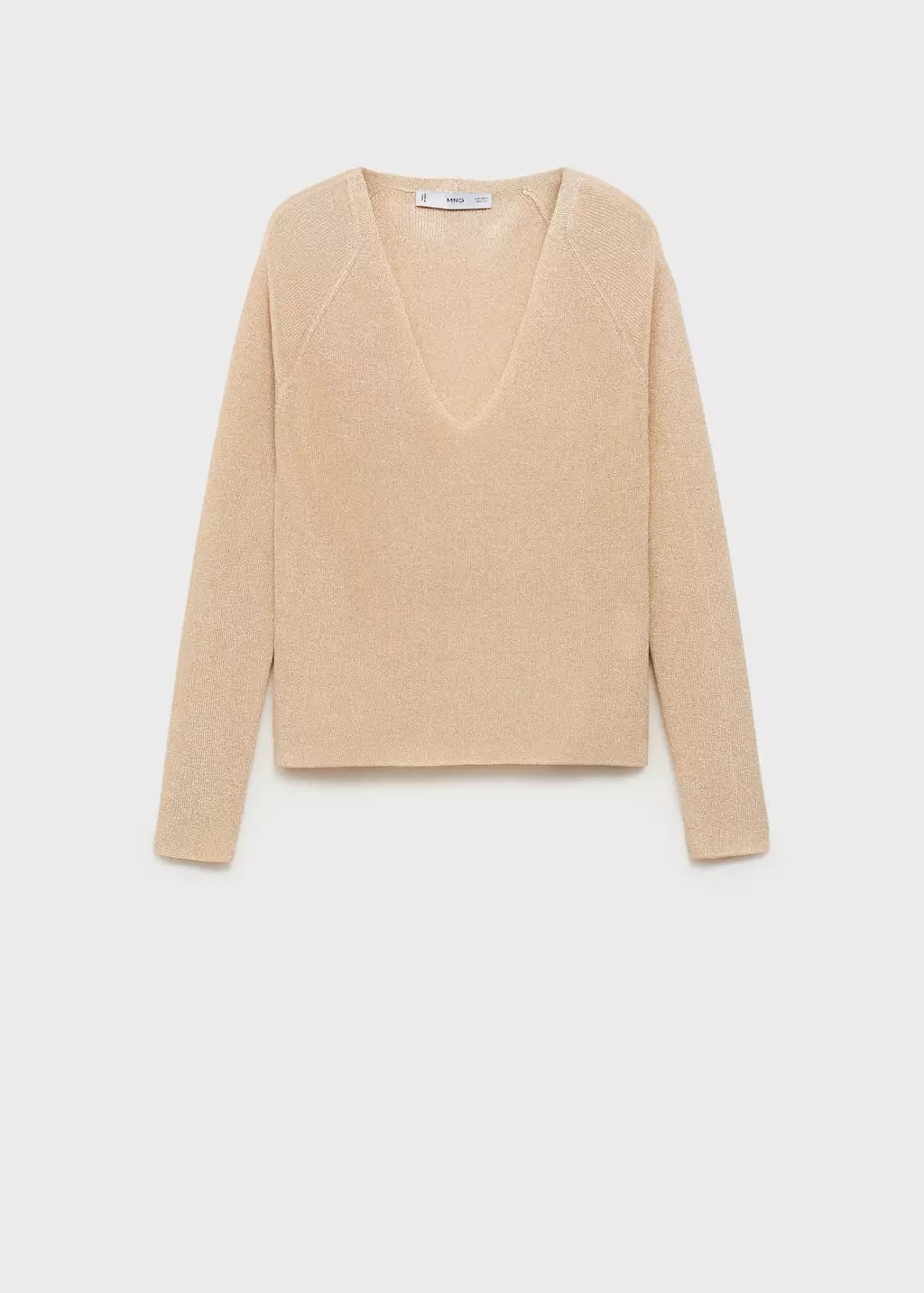 Sweater lurex leher V