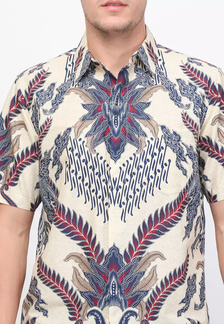 HEM PENDEK AKSA BATIK CARLOS CLARA REGULER FIT