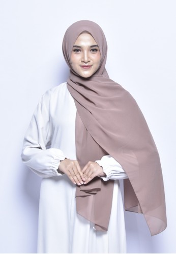 My Daily Hijab brown Pasmina  Cerutti Baby Doll Jahit Tepi Milo B70ACAA030A74CGS_1