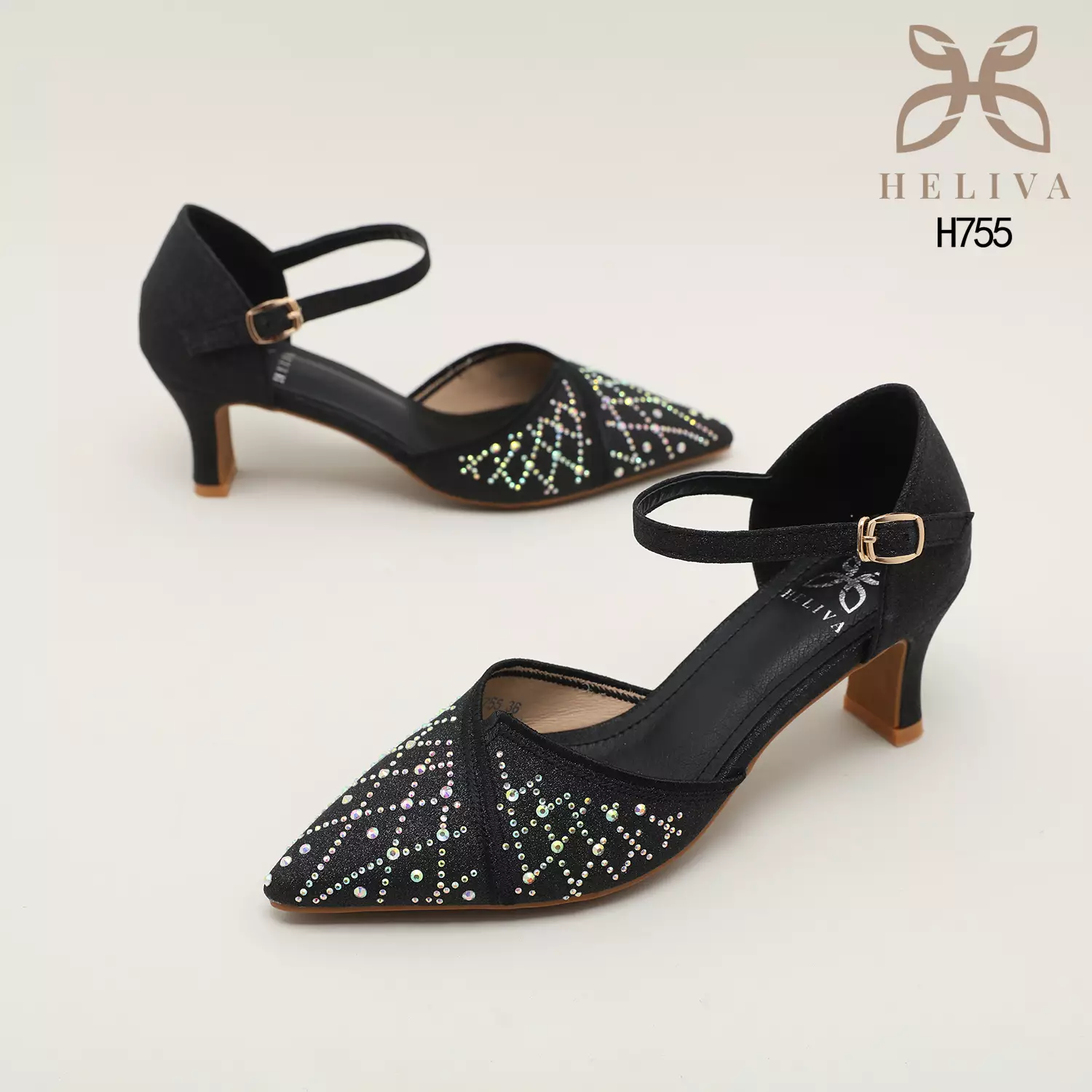 Heliva Sherly Women High Heels Glitter Jewel Accesories