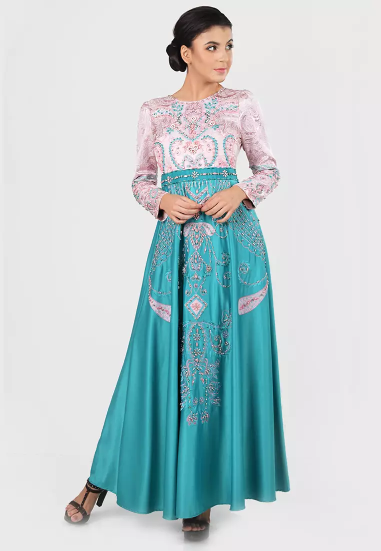 Bibiq Gamis Satin Jacquard