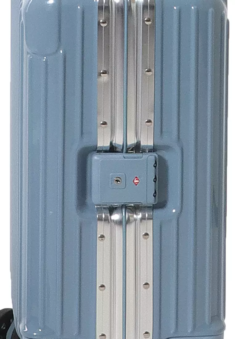 Belinda Koper Hardcase Size 16 Inch Suitcase Unisex Mini Size TSA Lock Material Polycarbonate ORIGINAL - Blue