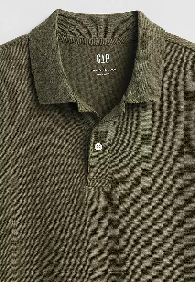 Stretch Pique Polo Shirt