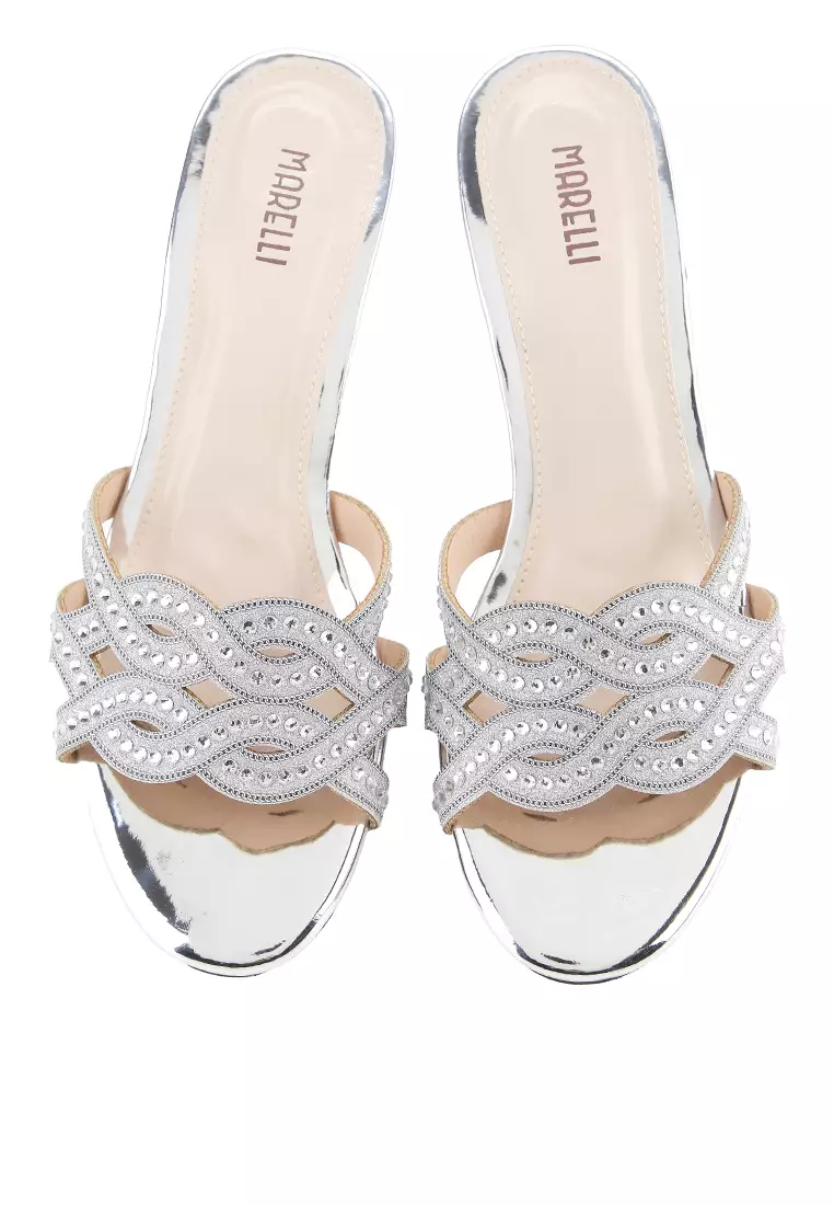 Cherish Sandal wanita Pesta Kondangan - Silver