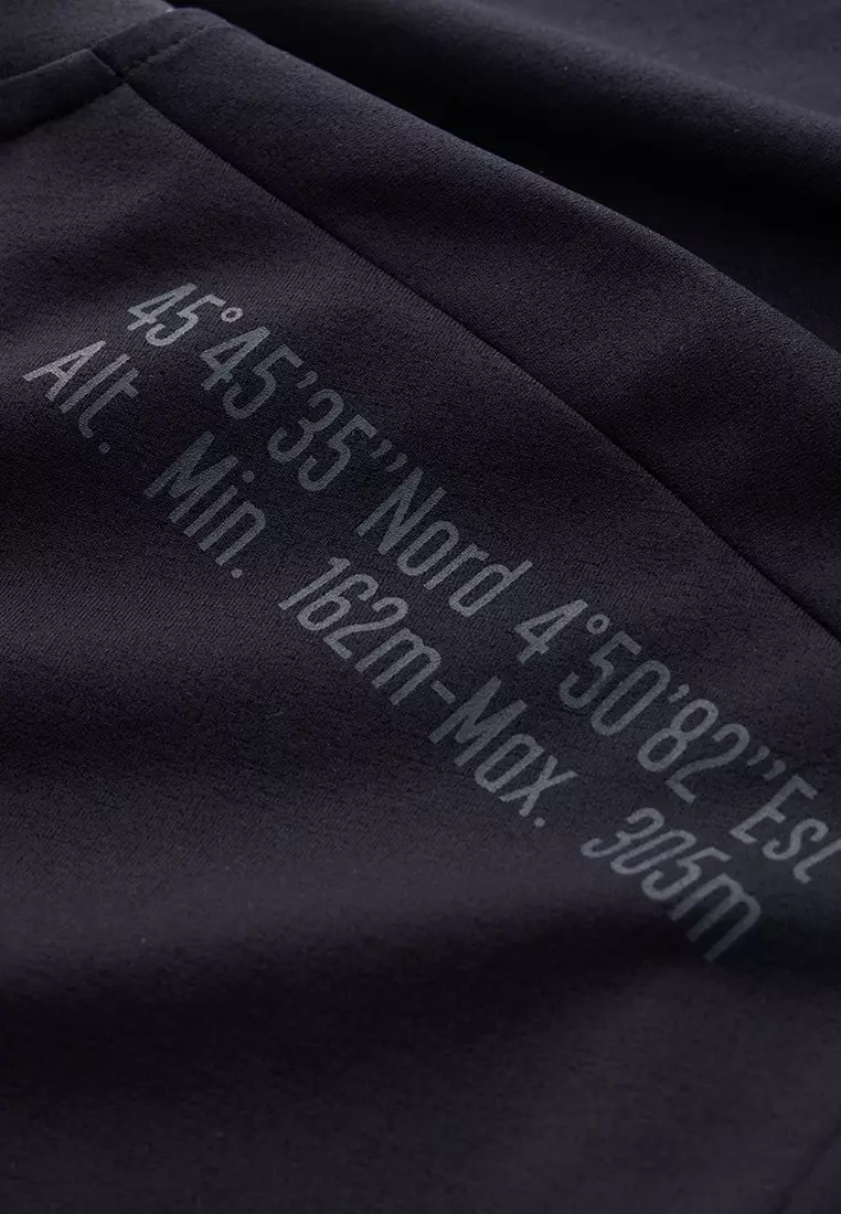 男裝 LOGO 亨利領口袋短袖T裇