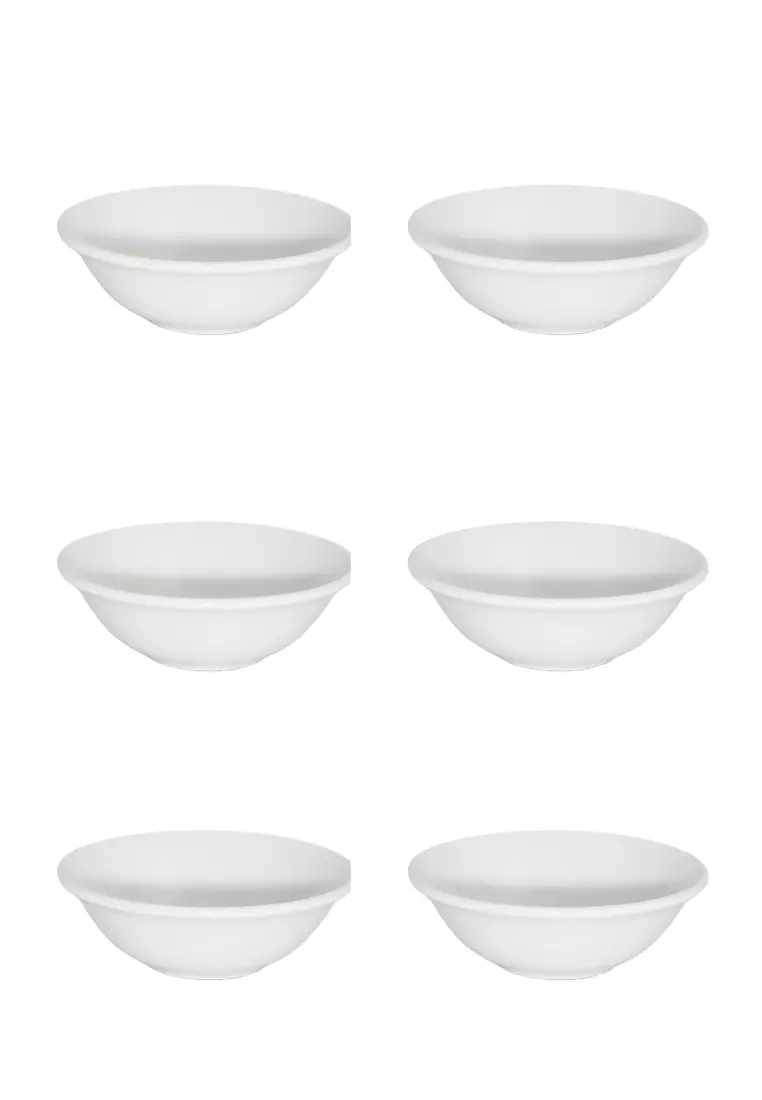 Buy Edge Houseware Salad Bowls Set Of 6 25 Oz Ceramic Pasta Bowls 6