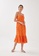 Love, Bonito orange Vayla Crinkled Maxi Dress D3152AA34B20C7GS_1