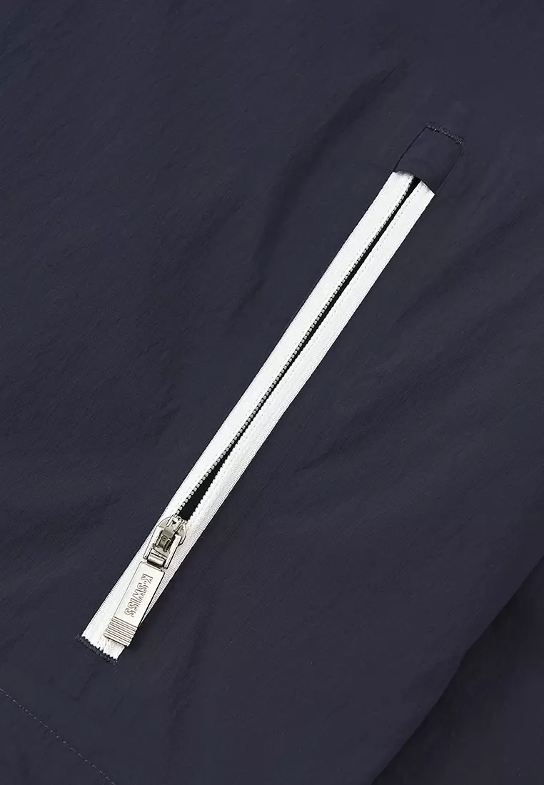 女裝 K-SWISS LOGO 拼色連帽外套