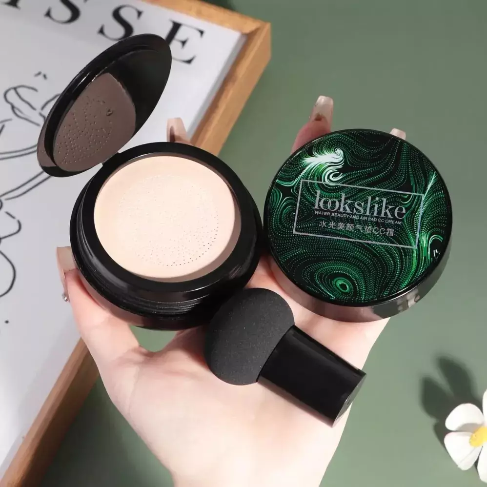 BPOM Lookslike Water Beauty and Air Cushion CC Cream Natural Alas Bedak Venrz Wakakids