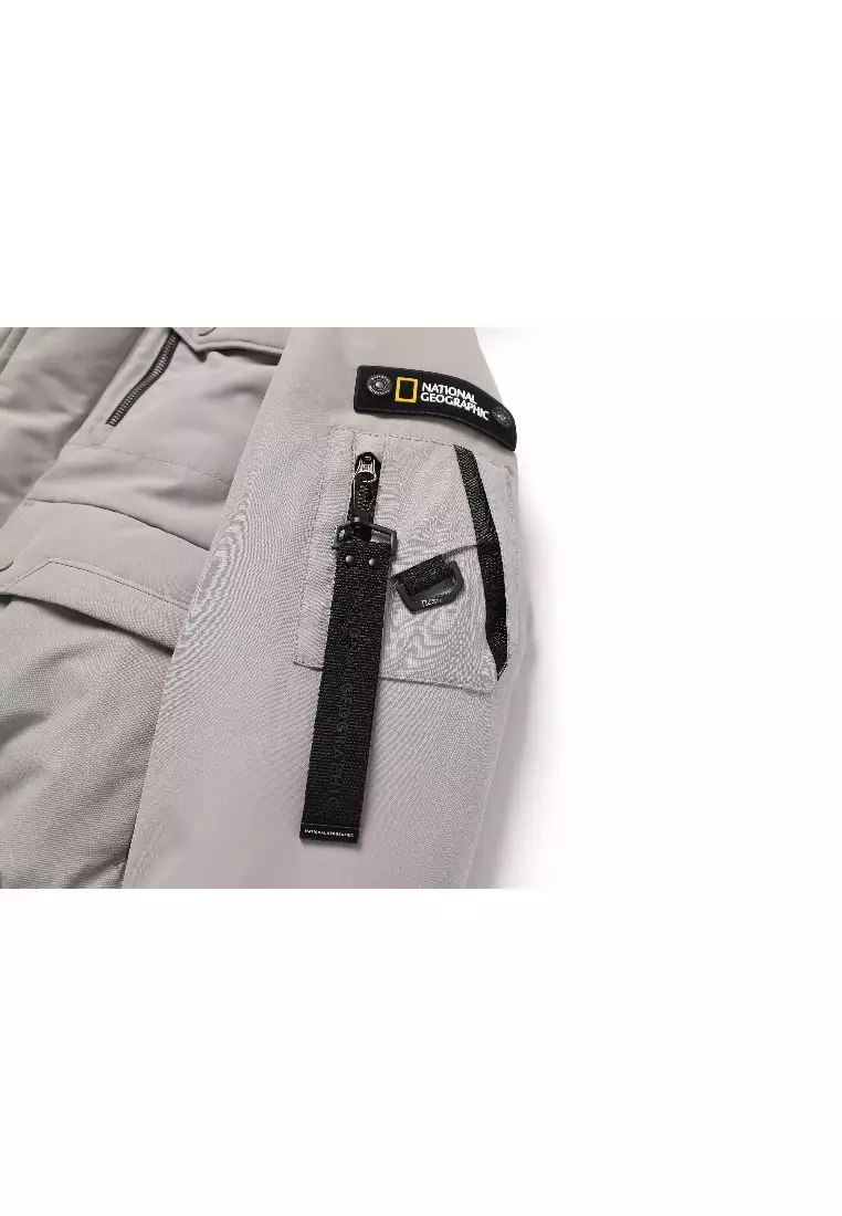 女裝TARUGA毛邊連帽羽絨外套