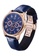 WULF 藍色 Wulf Lycan Rose Gold and Blue Leather Watch EEF20AC6B36BF0GS_2