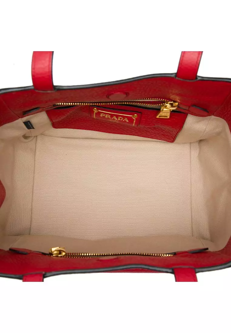 Pre-Loved Prada Vitello Daino Tote