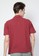 Skelly red SKELLY TALON STAND UP COLLAR HENLEY IN MAROON 45423AA0C4E303GS_5