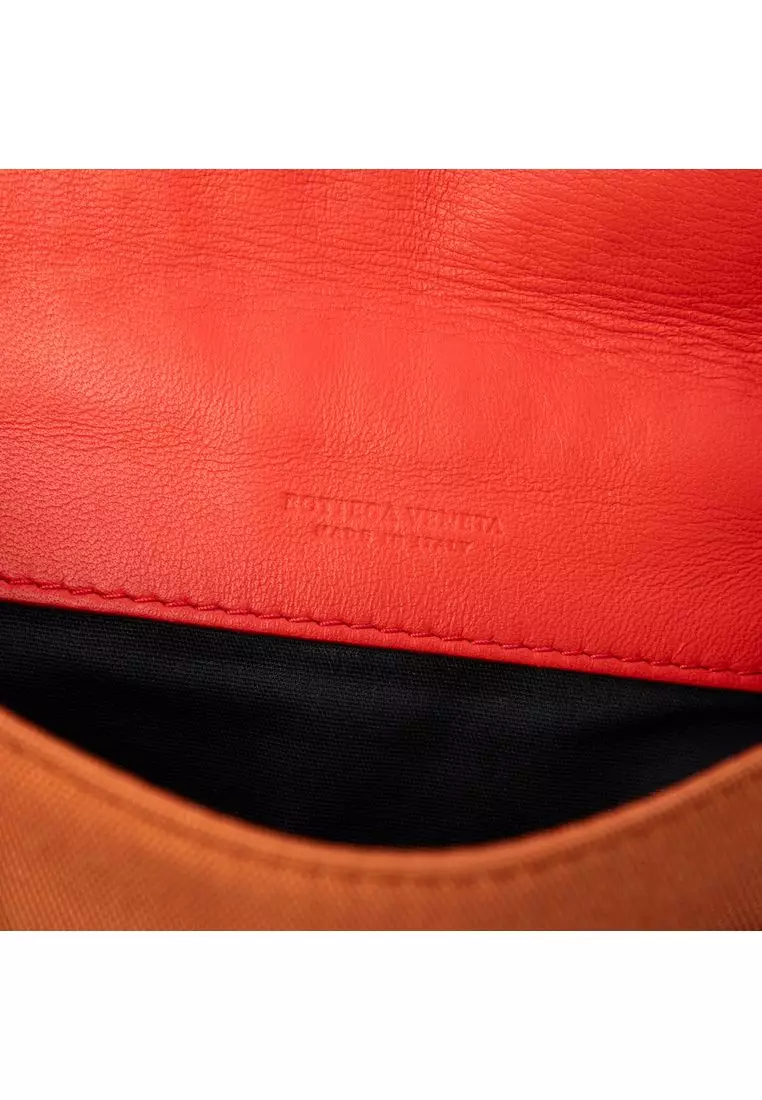 Pre-Loved Bottega Veneta Nappa Intrecciato Trimmed Nylon High Tech Crossbody